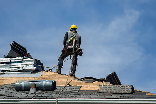 Professional Roofing technician working in Twilight, WV
